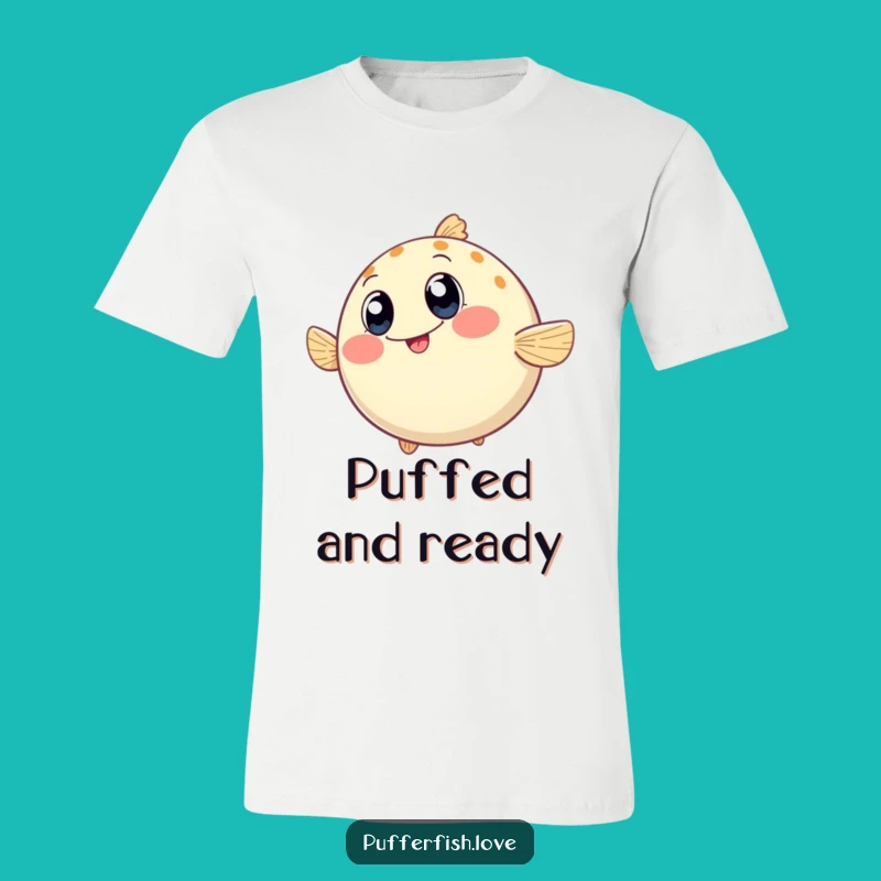 Funny Wiggling Pufferfish T-Shirt: Spread Joyful Vibes, A Hilarious Funny Gift